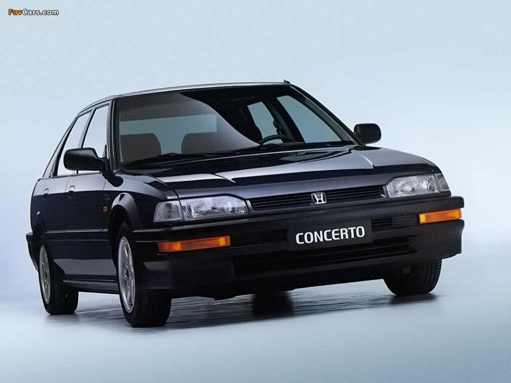 Honda Concerto technical specifications and fuel economy